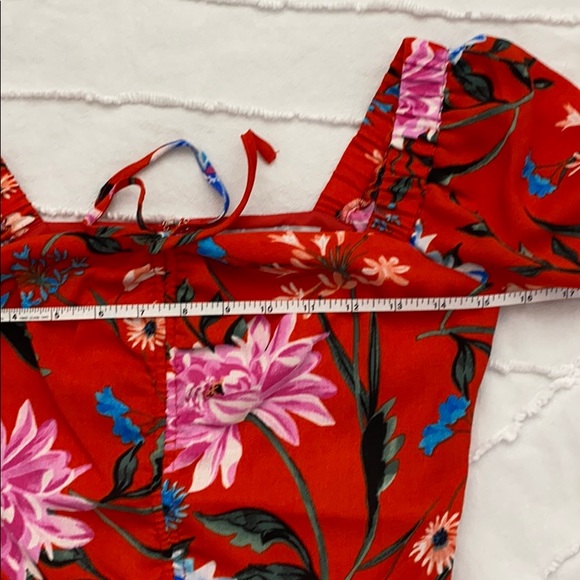 ALI & JAY Red Floral Romper NWT $128. - Picture 11 of 11